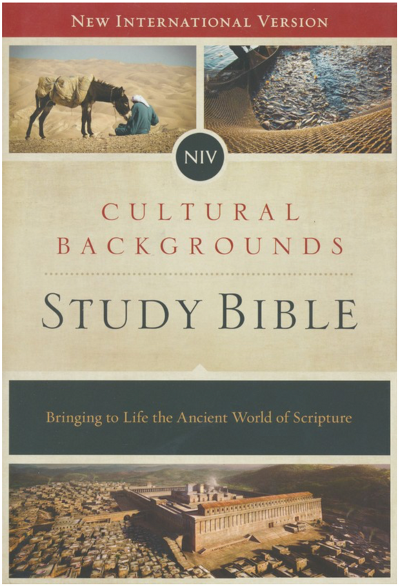 Cultural Backgrounds Study Bible, Hardcover, Red Letter, NIV