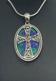 Detailed Eilat Cross Necklace
