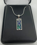 Eilat Messianic Seal Necklace - Rectangle