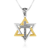 Silver/Gold Messianic Necklace