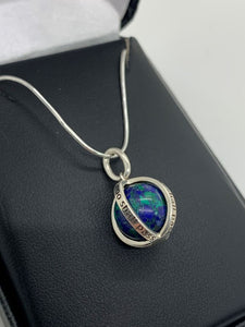 "This Too Shall Pass" Eilat Silver Necklace
