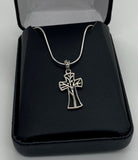 "Tree of Life" Cross Silver Necklace